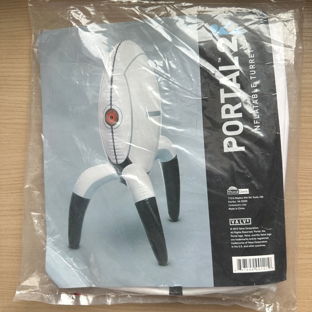 Portal 2 Inflatable Turret New